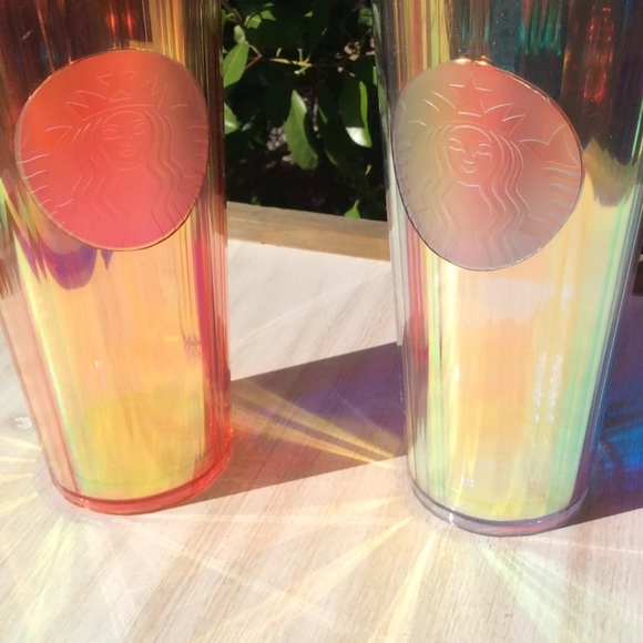NEW Starbucks Set of Two Domed Tumblers - Picture 5 of 12